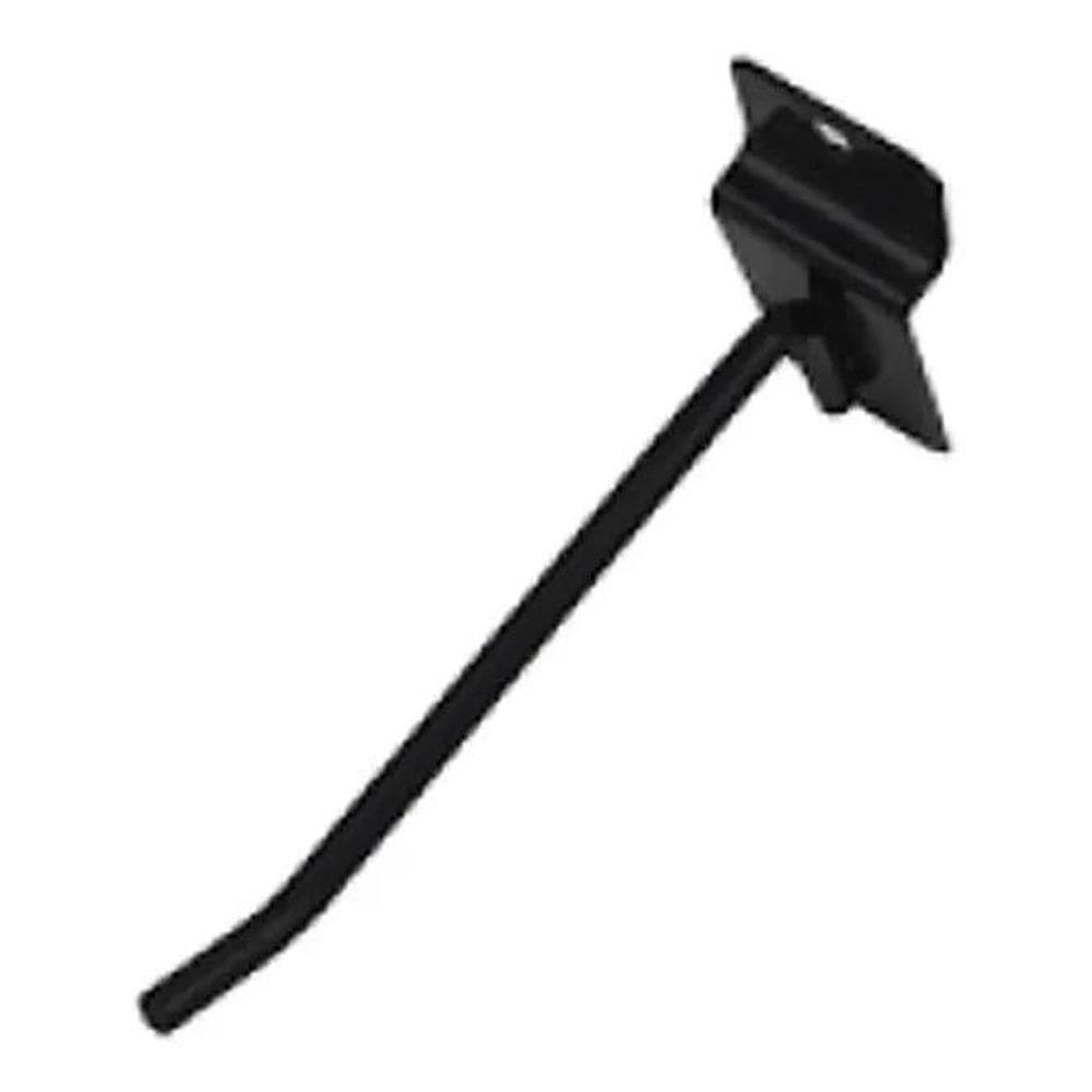 50 Ganchos Para Painel Canaletado De 15Cm Preto