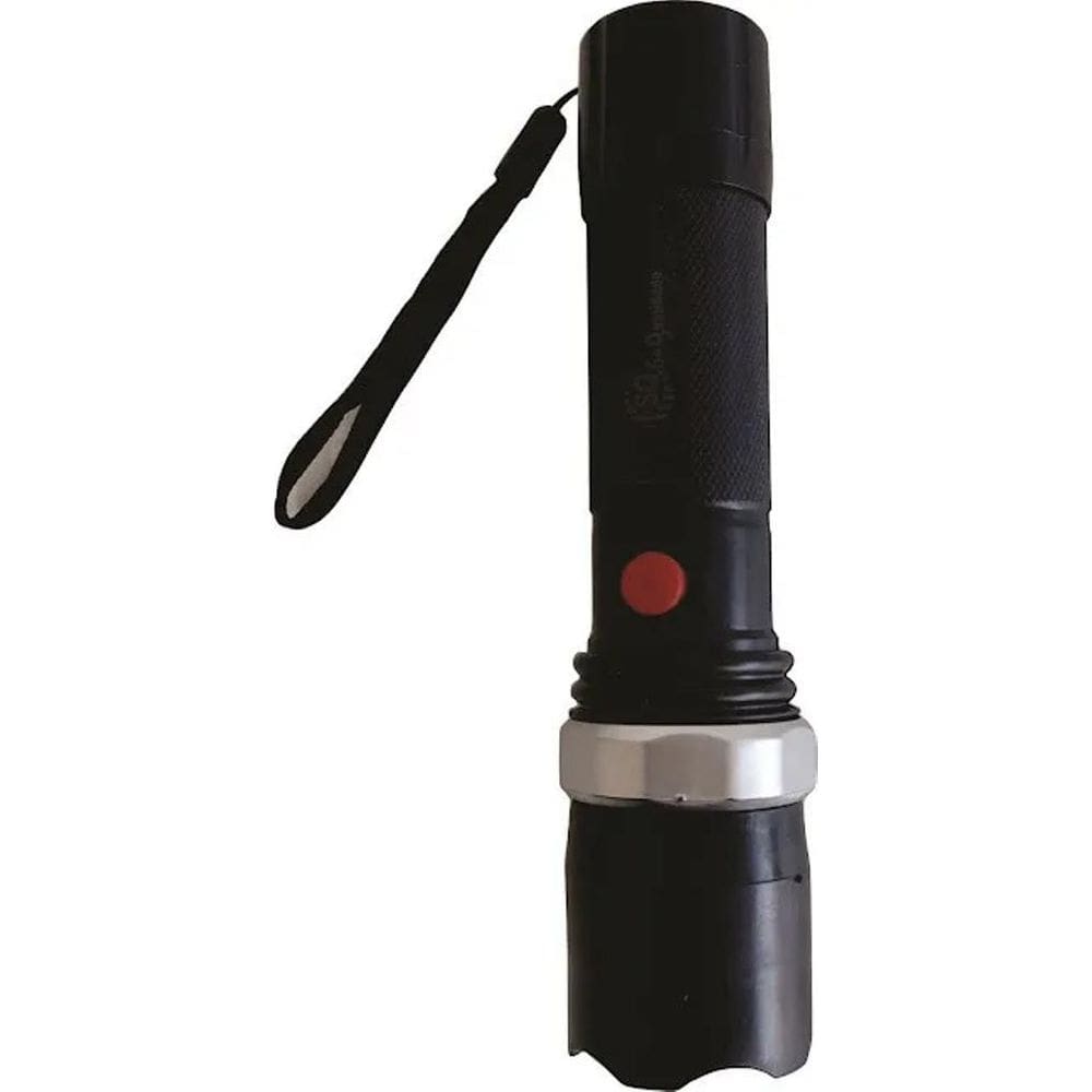 Lanterna De Led A Pilha Com Zoom 14,5Cm Cor Da Lanterna Pret