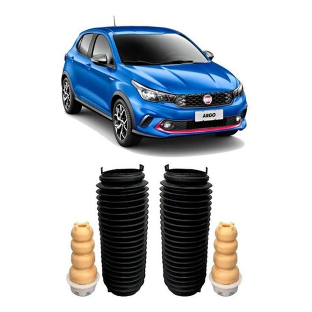 Kit Batente Da Suspensão Traseira Fiat Argo 2017 2018 2019