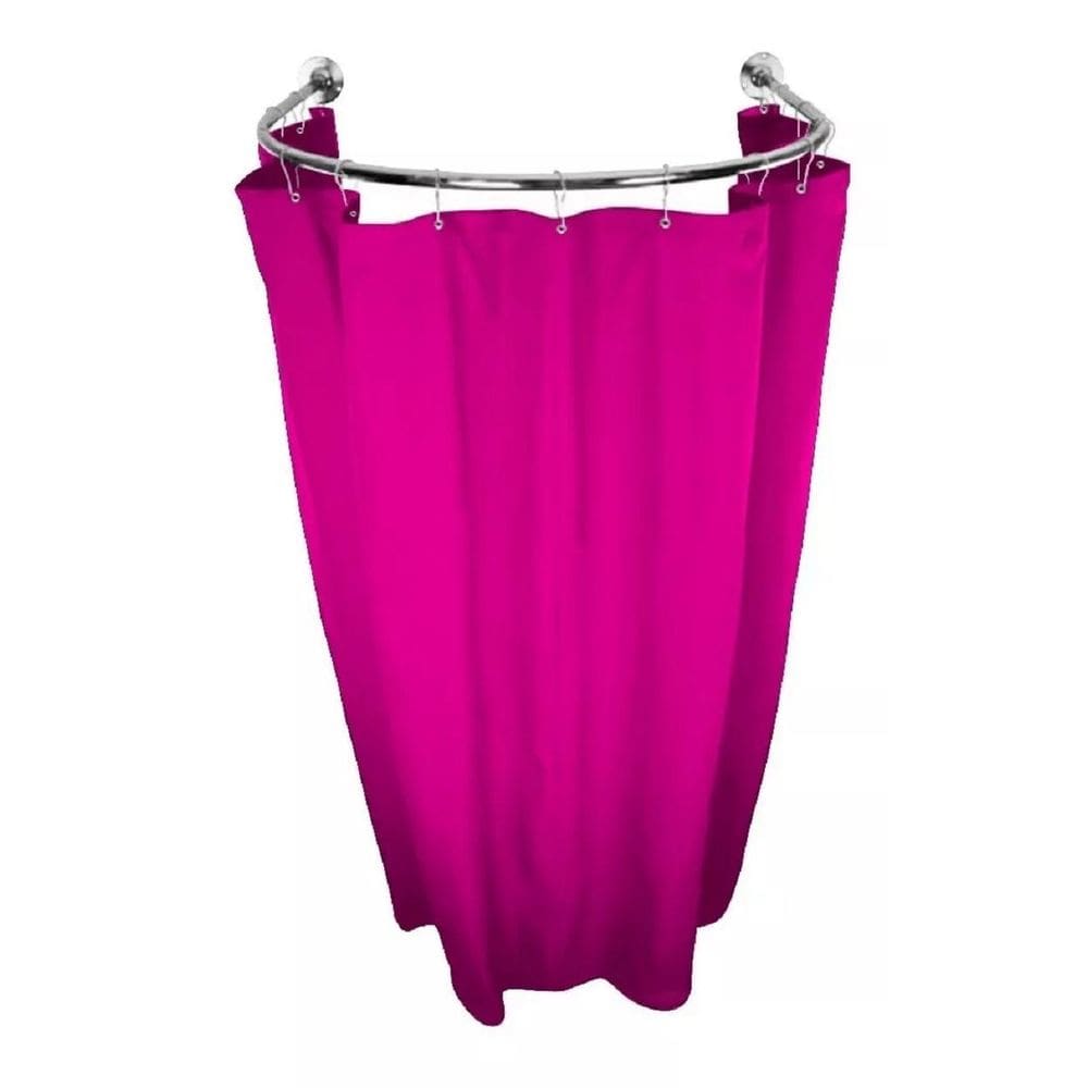 Cortina Pink Provador Arco 70X70 E 90X90 Privacidade Total