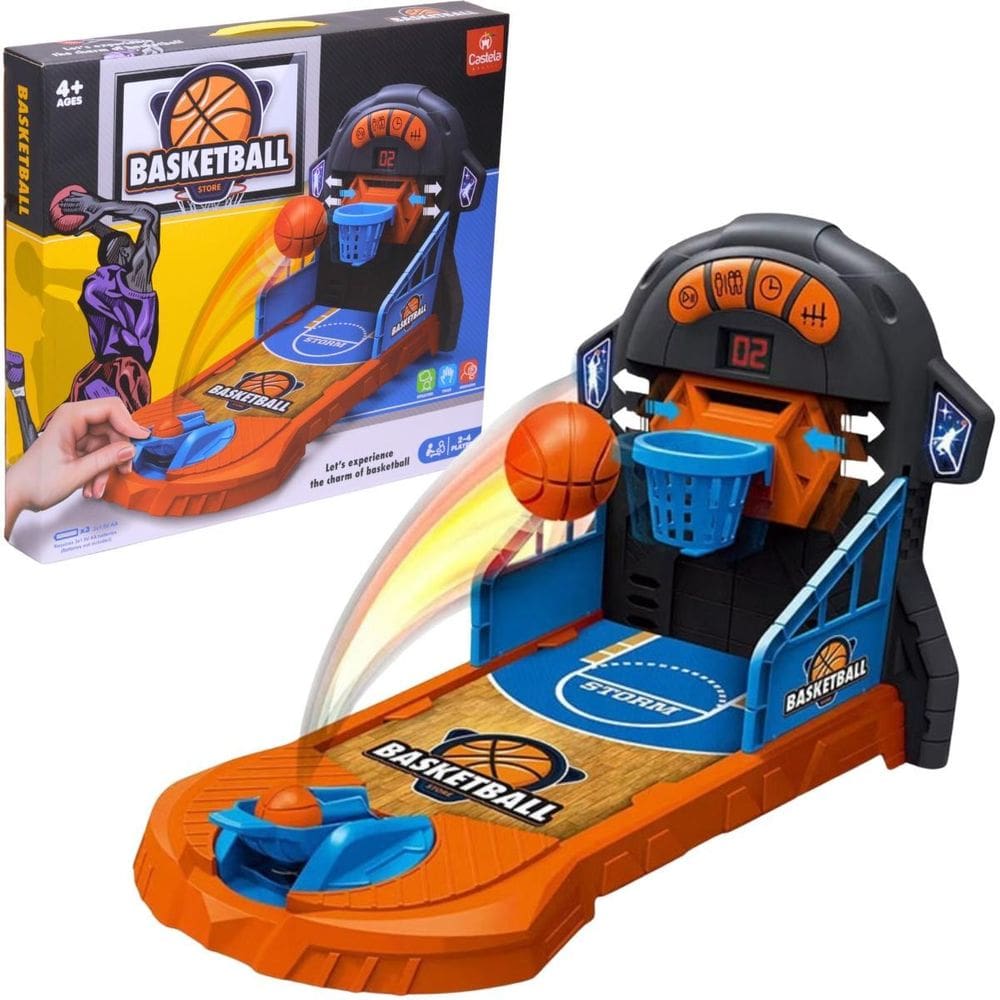 Basquete De Mesa Lançador Interativo Com Som E Luz - Castela