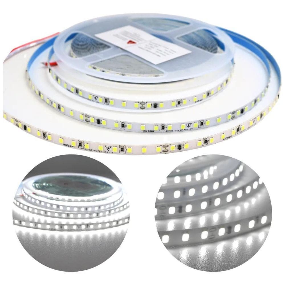 10M Fita Led 120Led/M Direta Energia Para Perfil Luz Branco-