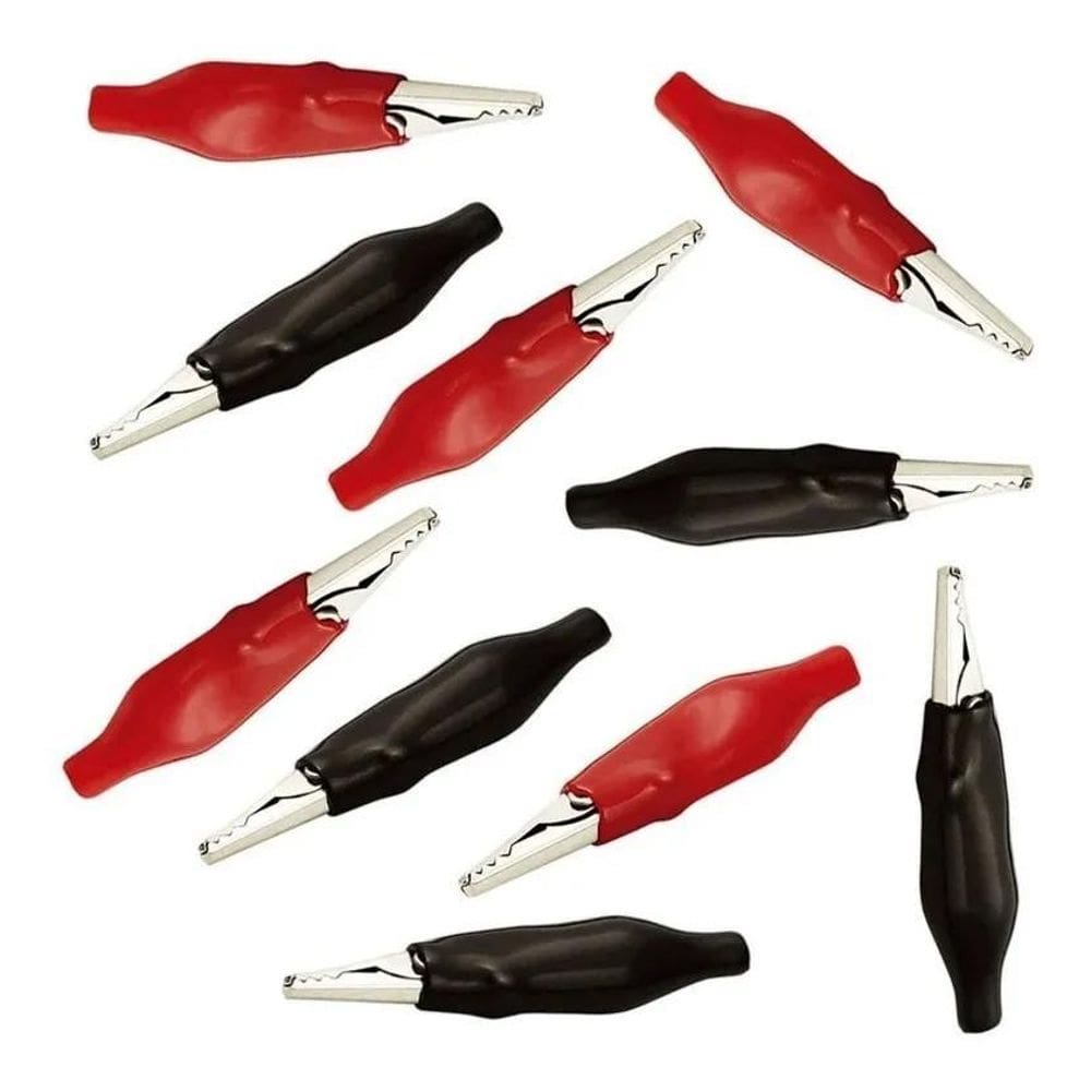20 Peças Garra Jacaré Tamanho Pequeno  10 Pares  Wd-025