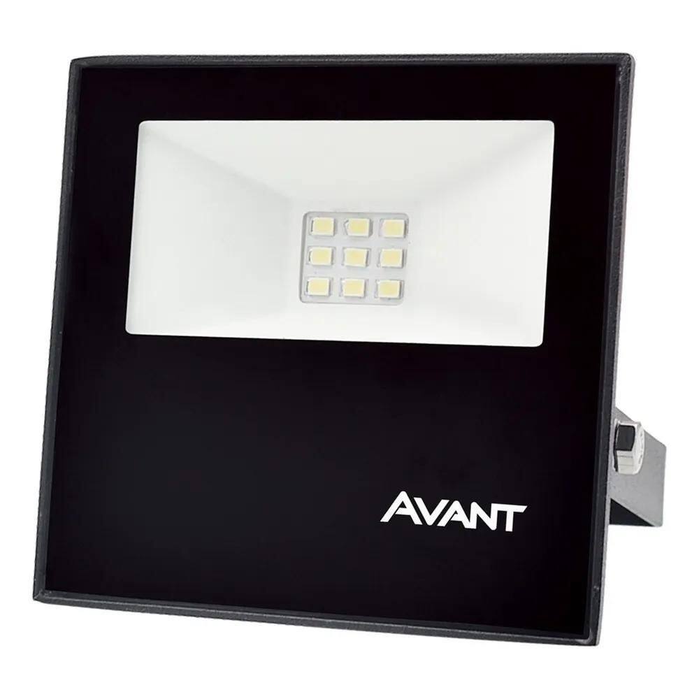 Refletor Led Holofote 10W Branco Frio Prova D`Água - Avant C