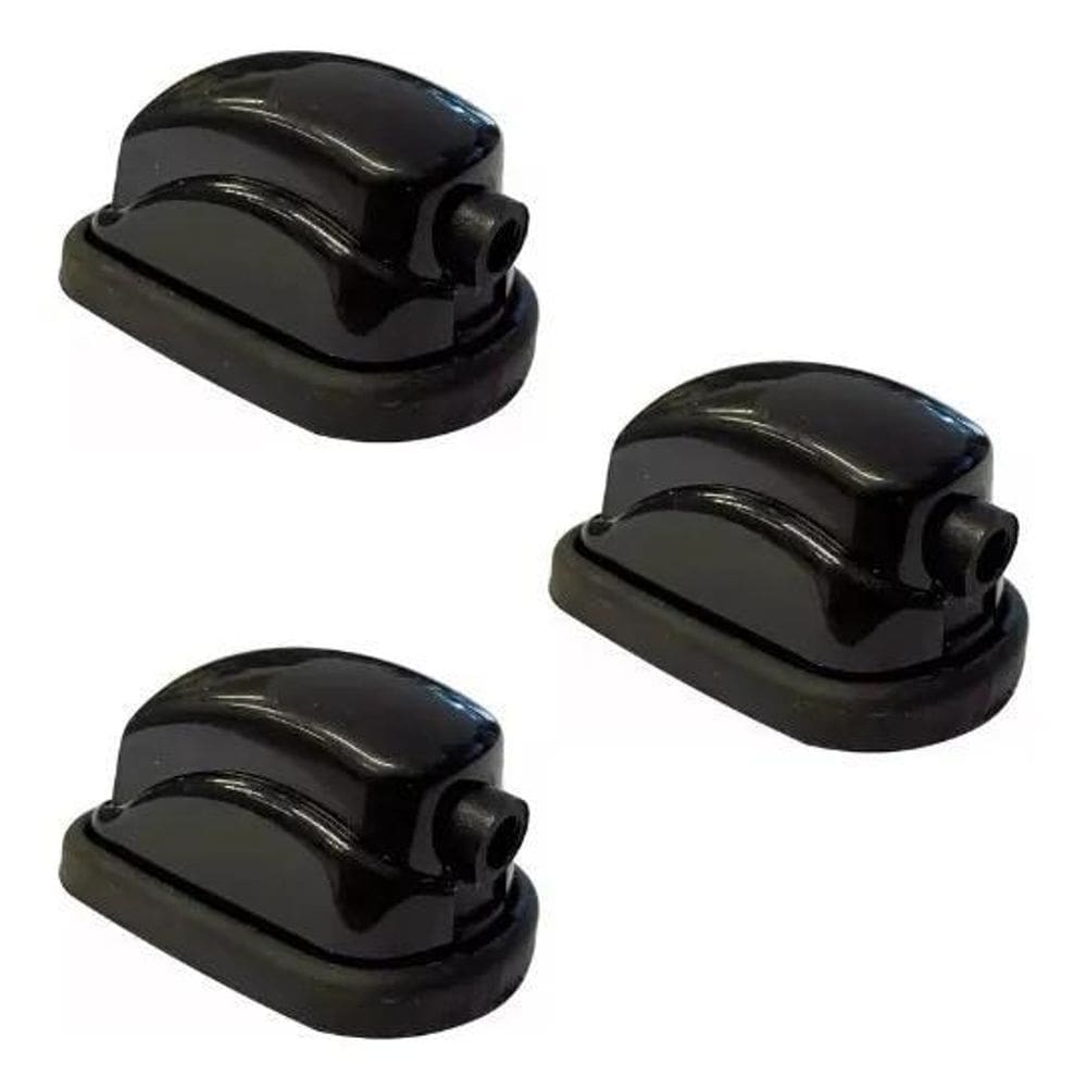 Kit Com 3 Canoas Rmv Preta Pac19 Individual Para Tons, Surdo