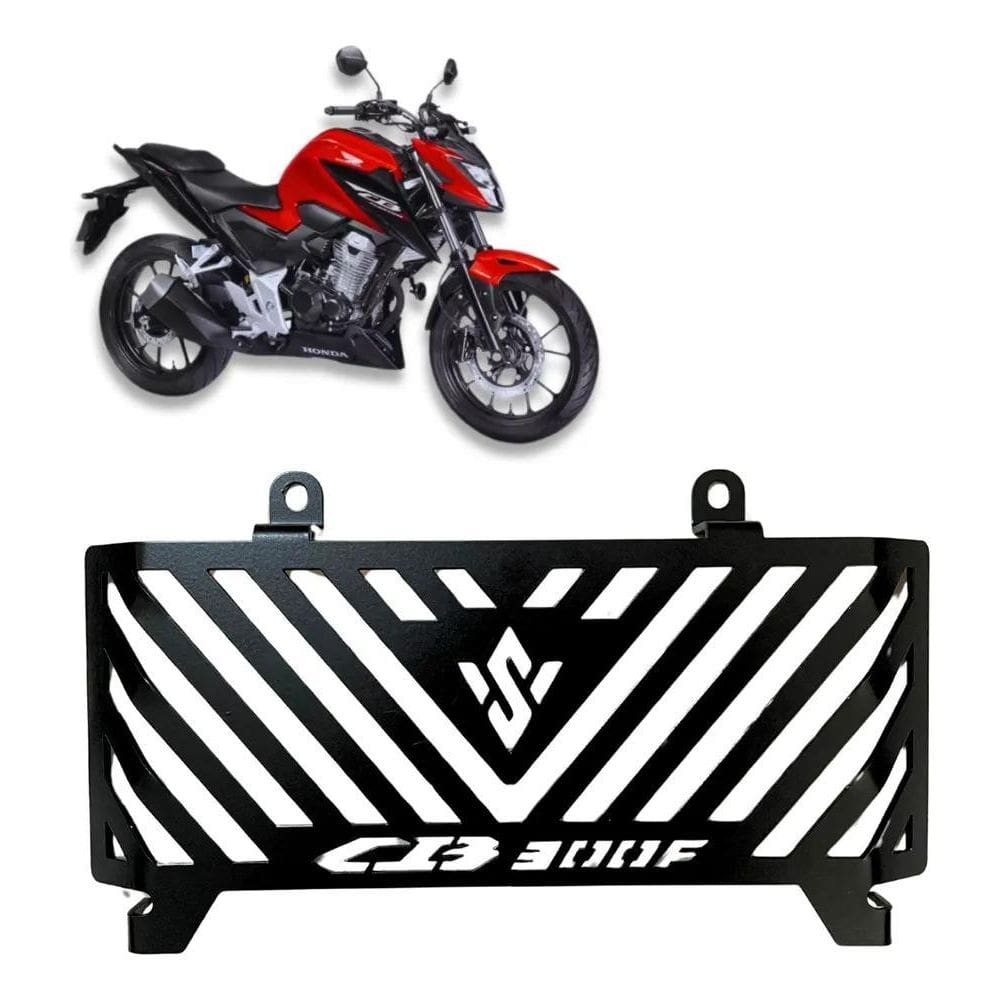 Protetor De Radiador Em Aço Twister Cb 300F 2023 Em Diante