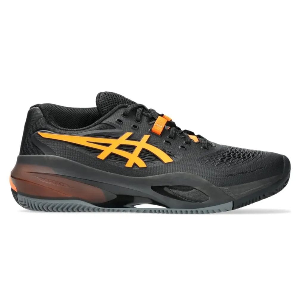Tênis Asics Gel-Resolution X Clay Saibro Masculino - Preto+Laranja
