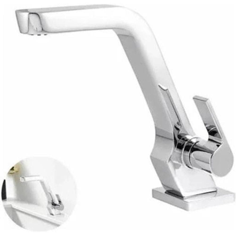 Torneira Lavatorio Rainha Unic 1019 C71 - Cromada 216390 - 1/4 Volta