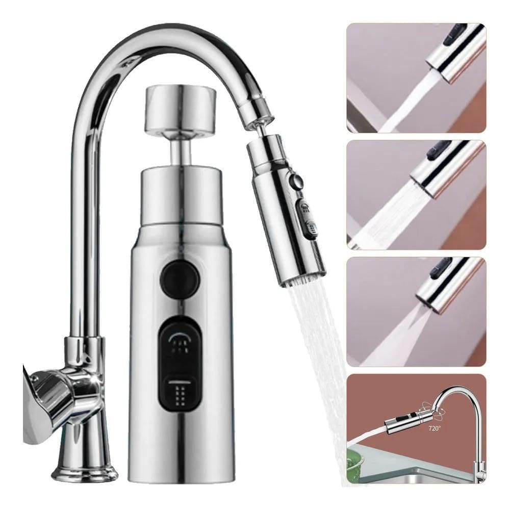 Bocal De 3 Modos Superalimentado Com Rotação De 360 Graus Ac