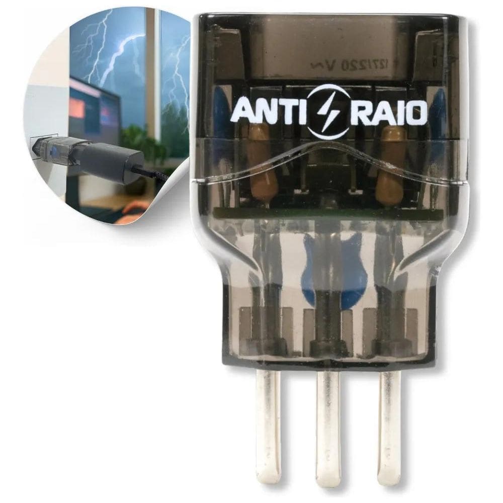 Protetor Eletrico Dps Anti Raio Surtos Embrastec 10A Bivolt