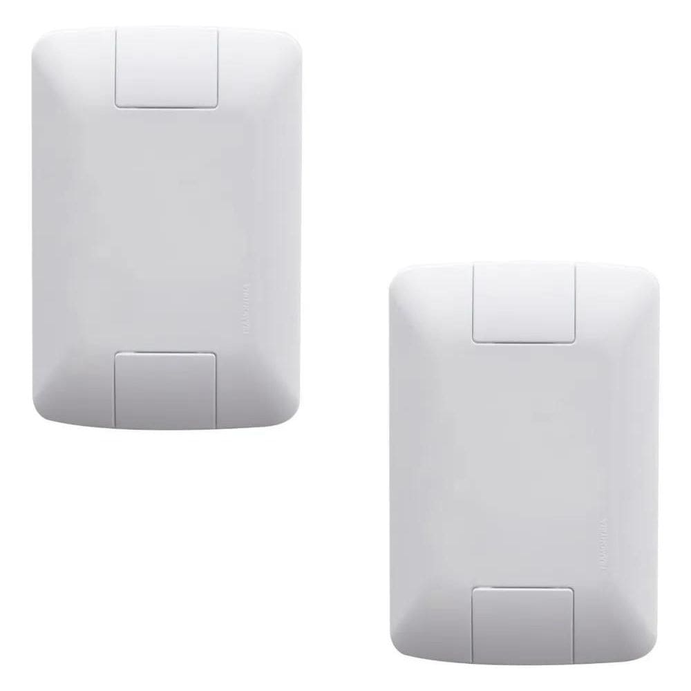 Placa Cega 4X2 Espelho Tampa Tramontina Aria 2 Unidades