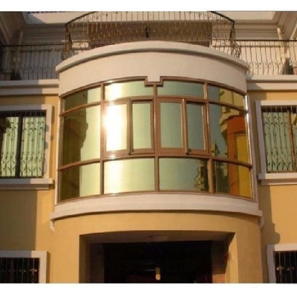 Insulfilm Espelhado Dourado,Ouro,13Mt X50Cm,Pelicula Insulfilm Espelhado Dourado,Janelas,Vidros