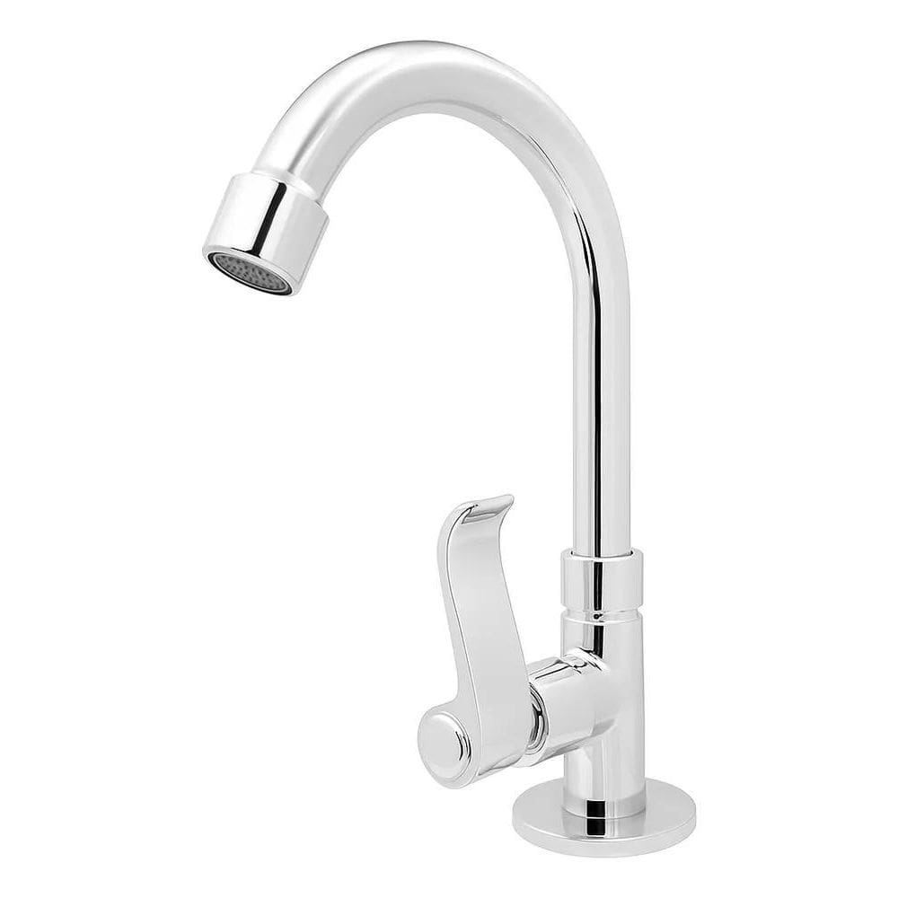 Torneira Banheiro 100% Metal Inox Bancada Mesa Br Shopper