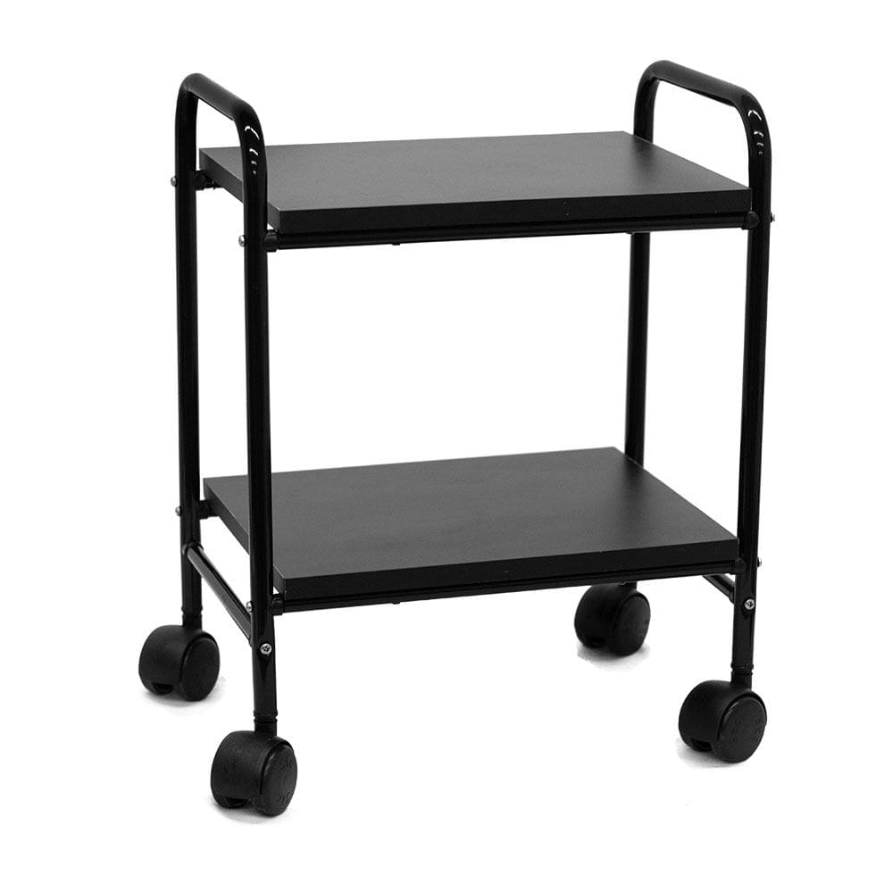 Carrinho Multiuso Pratique Pequeno 2 Prateleira Preto
