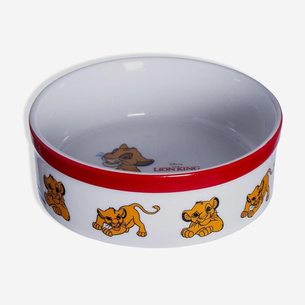 Comedouro ZC Pets Simba Disney 400ml Porcelana