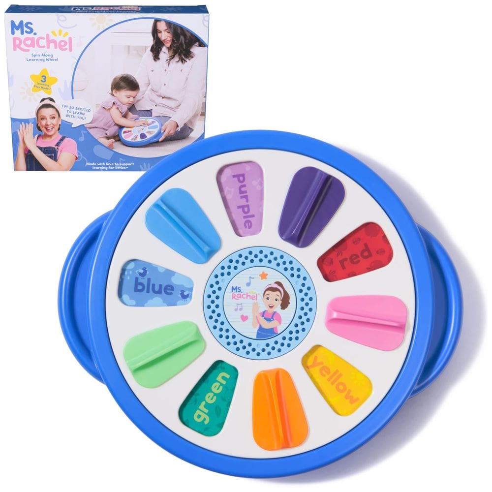 Learning Wheel Ms. Rachel Spin Along 3 modos de 1 a 3 anos ou mais