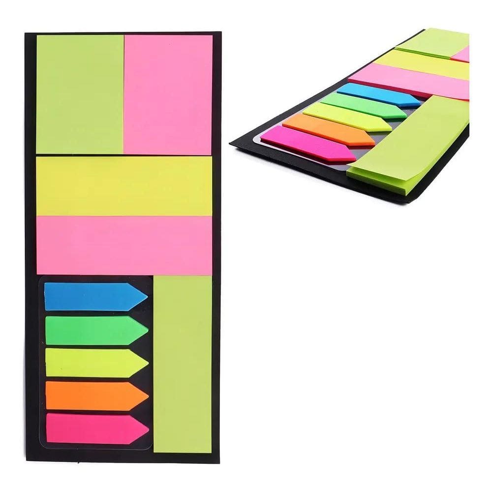 250 Etiqueta De Anotação Post It Sticky Note Adesivos Setas