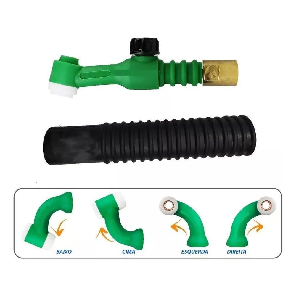 Corpo Tocha Tig Wp-26 Valvulada Flexível