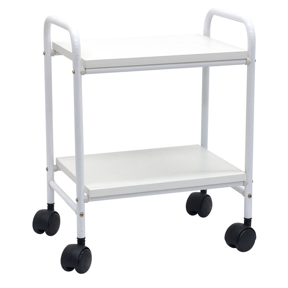 Carrinho Multiuso Pratique Pequeno 2 Prateleira Branco