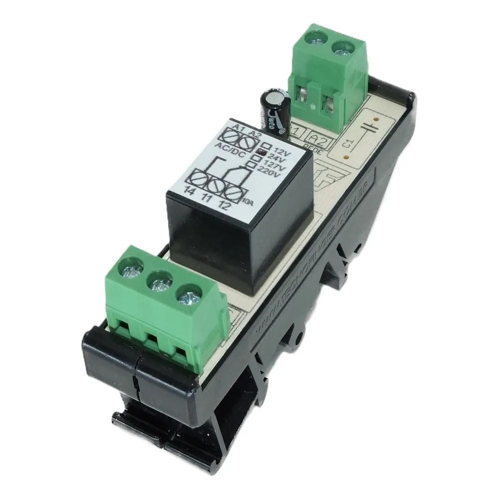 Relé Acoplador Borne Interface 5V, 12V, 24V, 127V E 220V Tf
