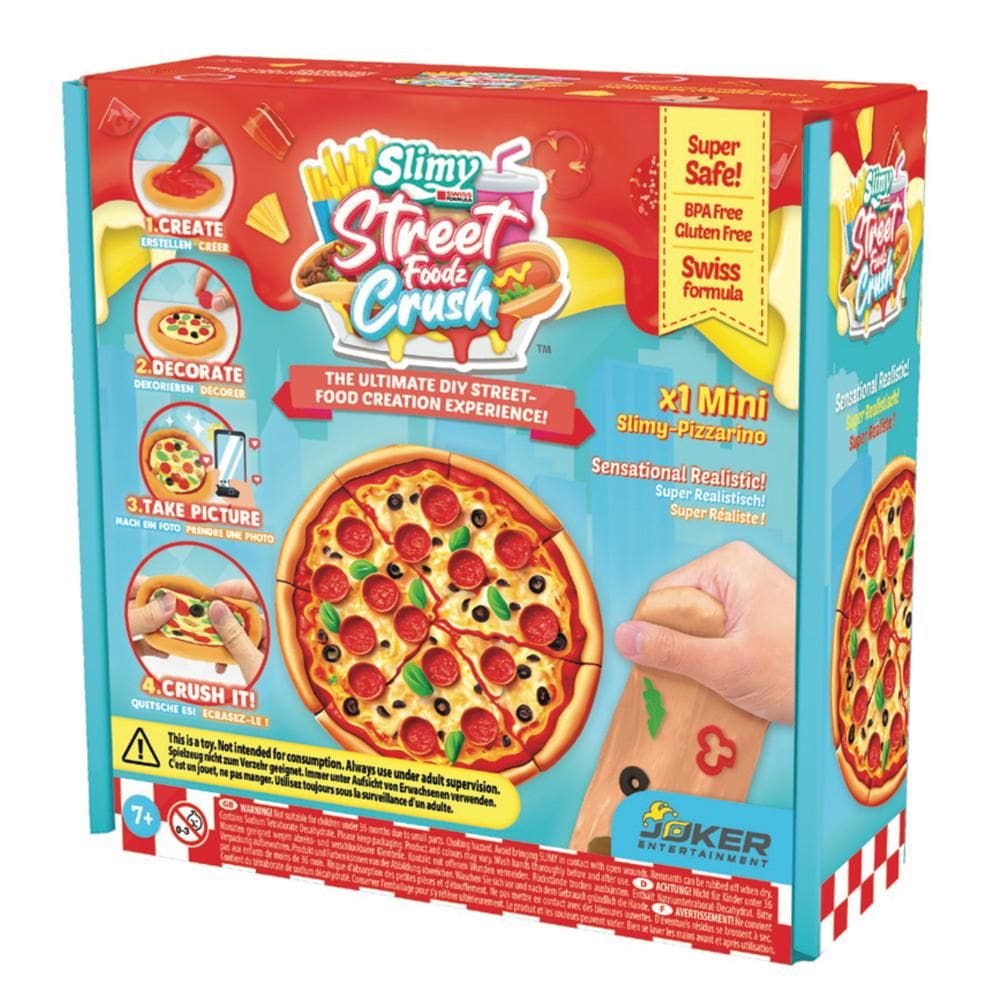 Mini Kit de Slime de Pizza Slimy DIY Street Food Crush