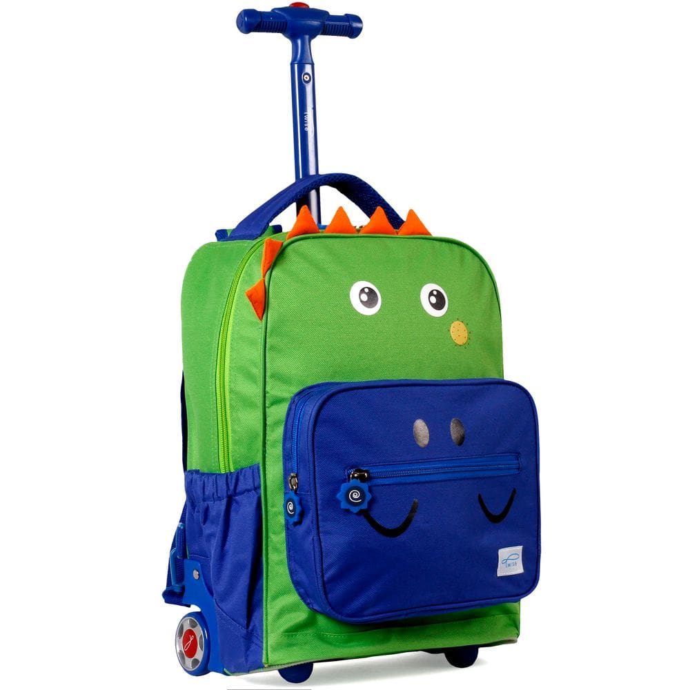 Mochila com rodinhas TWISE Side-Kick Preschool para crianças Dino
