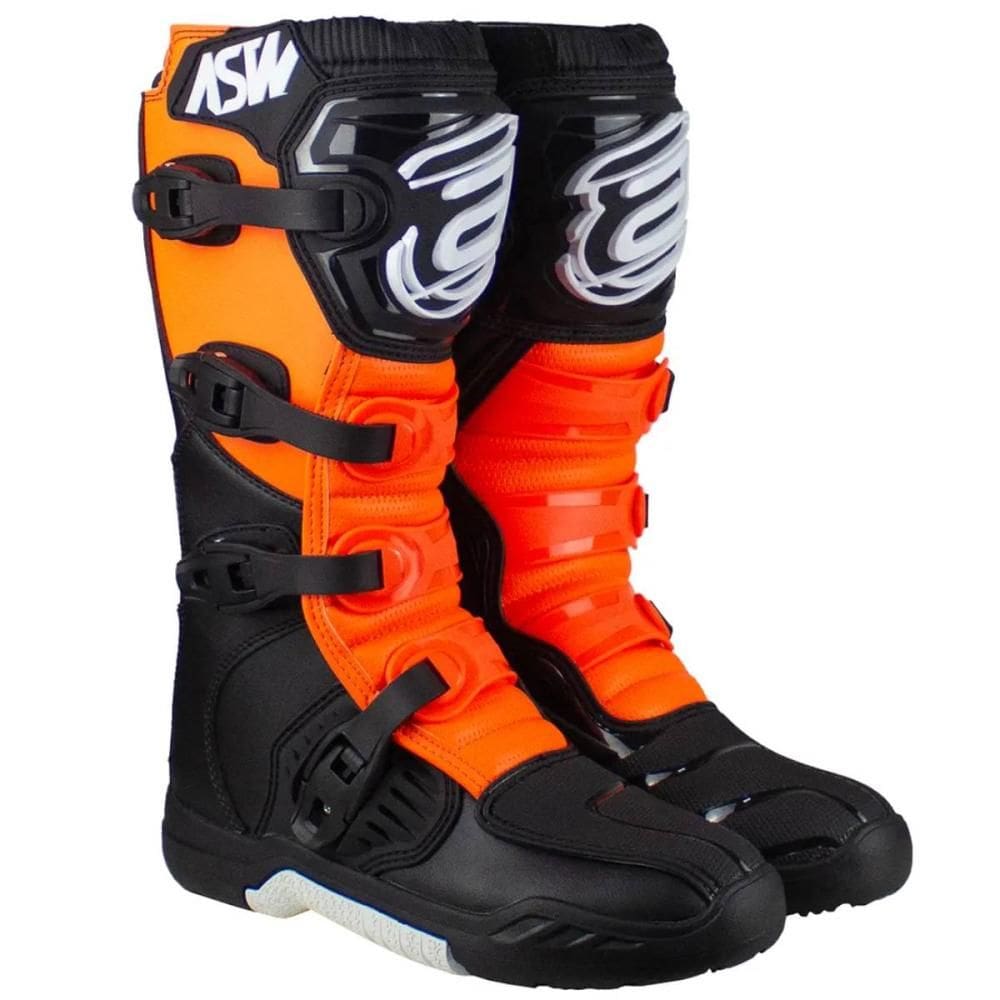 Bota ASW Image Enduro Preto/Laranja