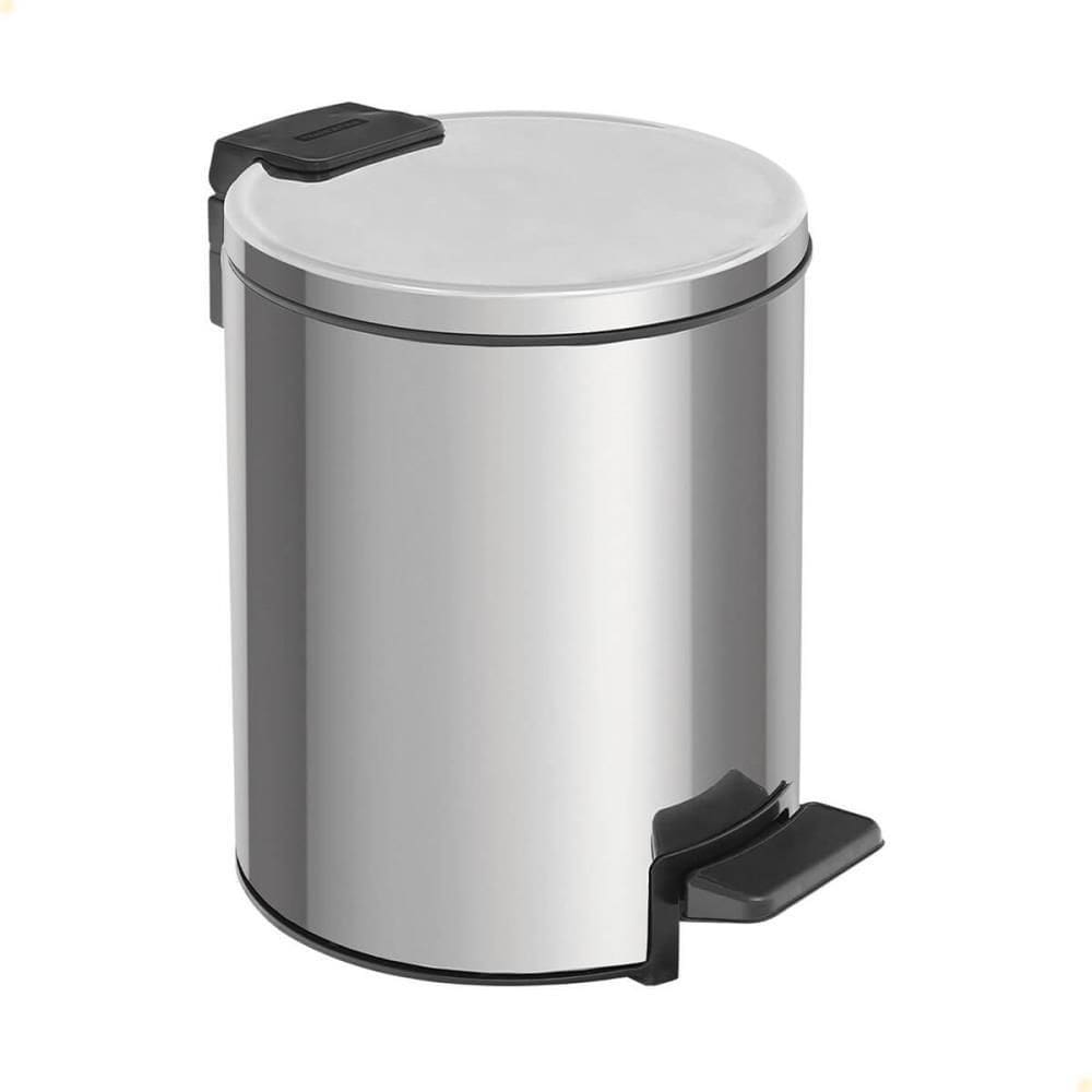 Lixeira Inox Tramontina Com pedal Loop 3L Fechamento Softclose 94547/003