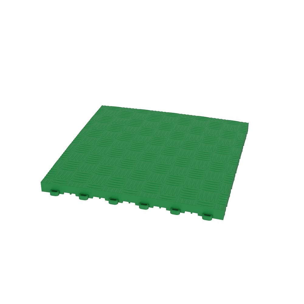 Piso Modular Texturizado Verde Folha - Unidade 30X30