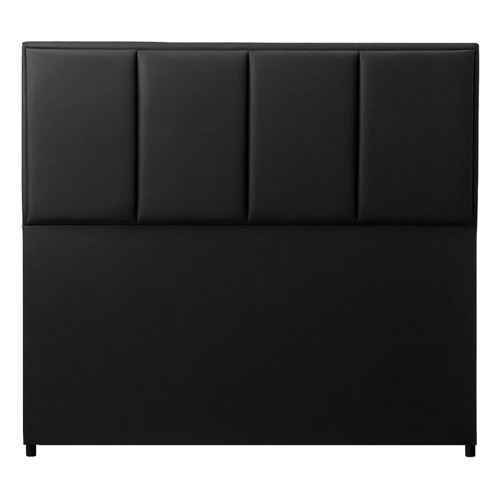 Cabeceira 140Cm Dsoll Requinte  Corino Preto