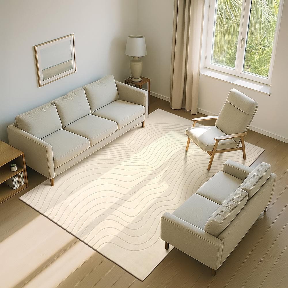 Tapete Movimentos Curvas Snow 200x300cm Tapetes São Carlos