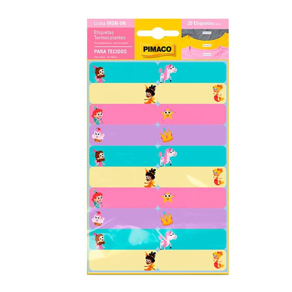 Etiqueta termocolante Reino Encantado com 20uni Pimaco