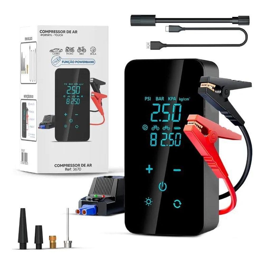 5X Calibrador Compressor De Ar Digital Com Auxiliar De Parti