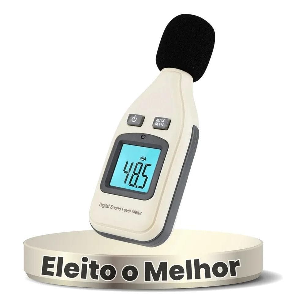 5X Decibelimetro Profissional Digital Mede Som E Rúido C/