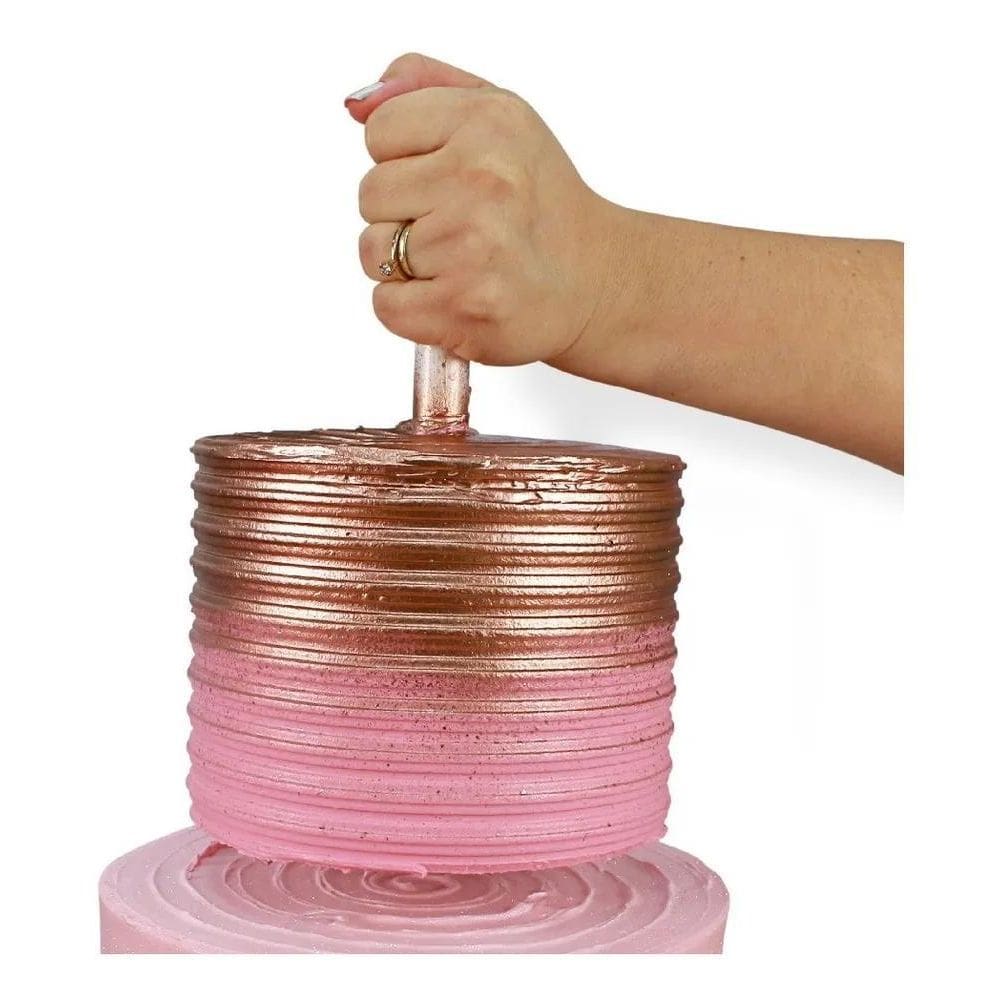 5X Guindaste Para Sustentação Bolo De Andar 16 Cm Blue Star