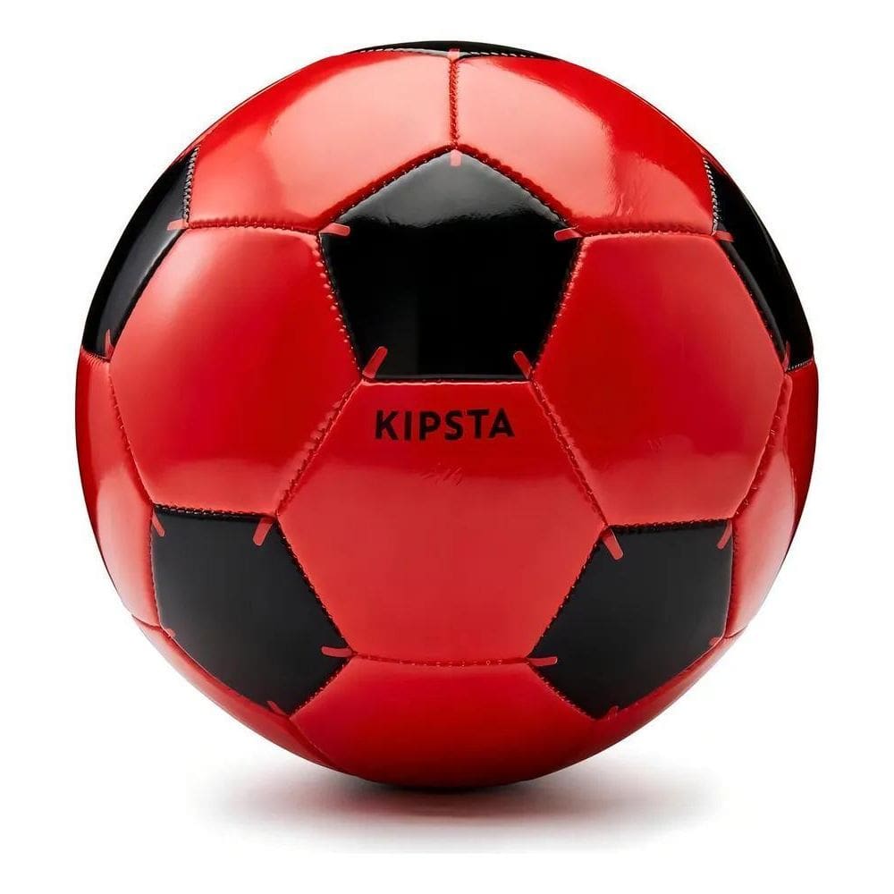 5X Bola De Futebol First Kick Tam 4 - Tamanho 4 Cor Vermelho