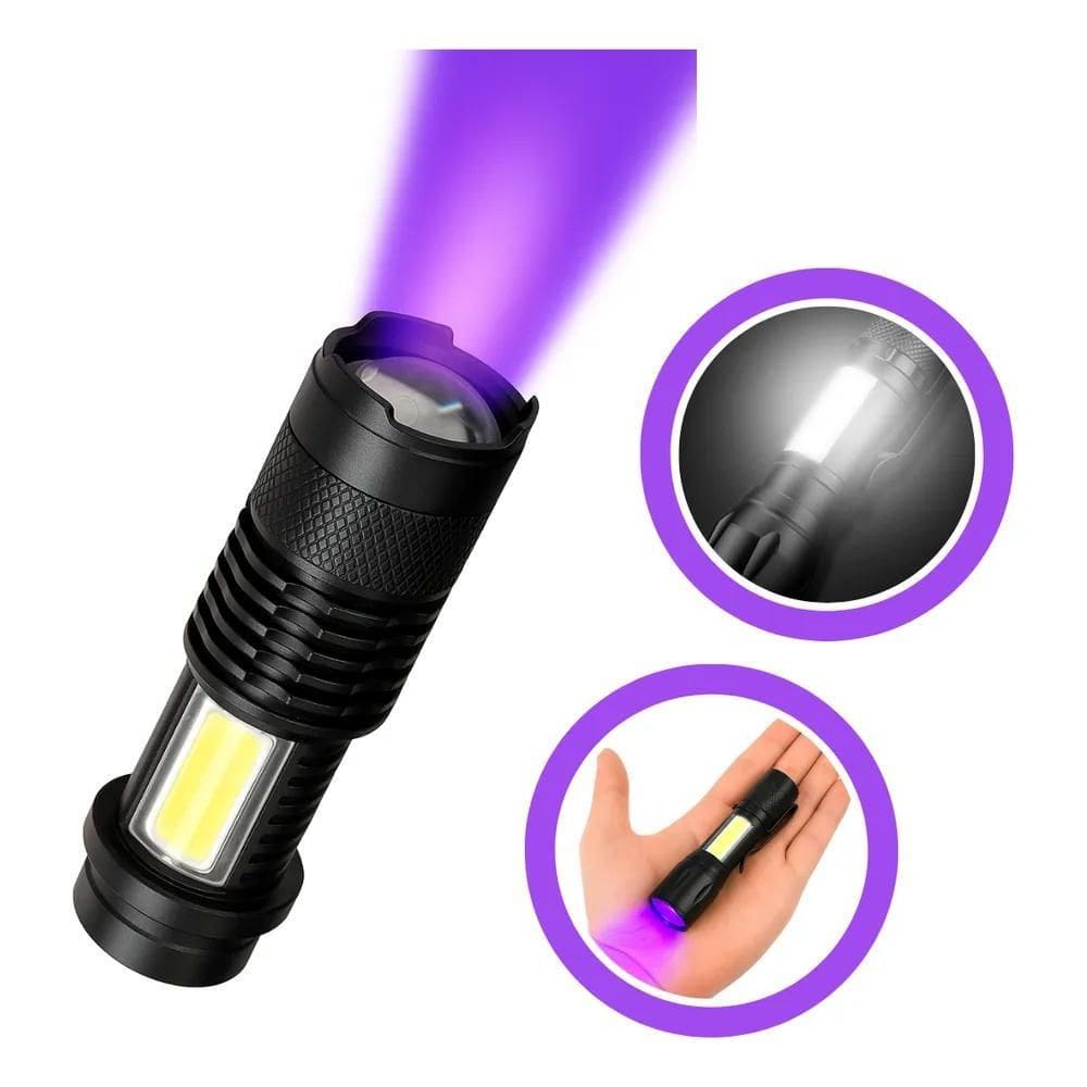Lanterna Uv Led Potente Luz Negra Ultravioleta Detecta Escor