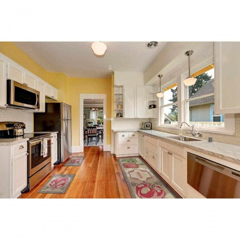 Jogo De Cozinha Sisal Look Pimentao Kit Com 3 Pecas