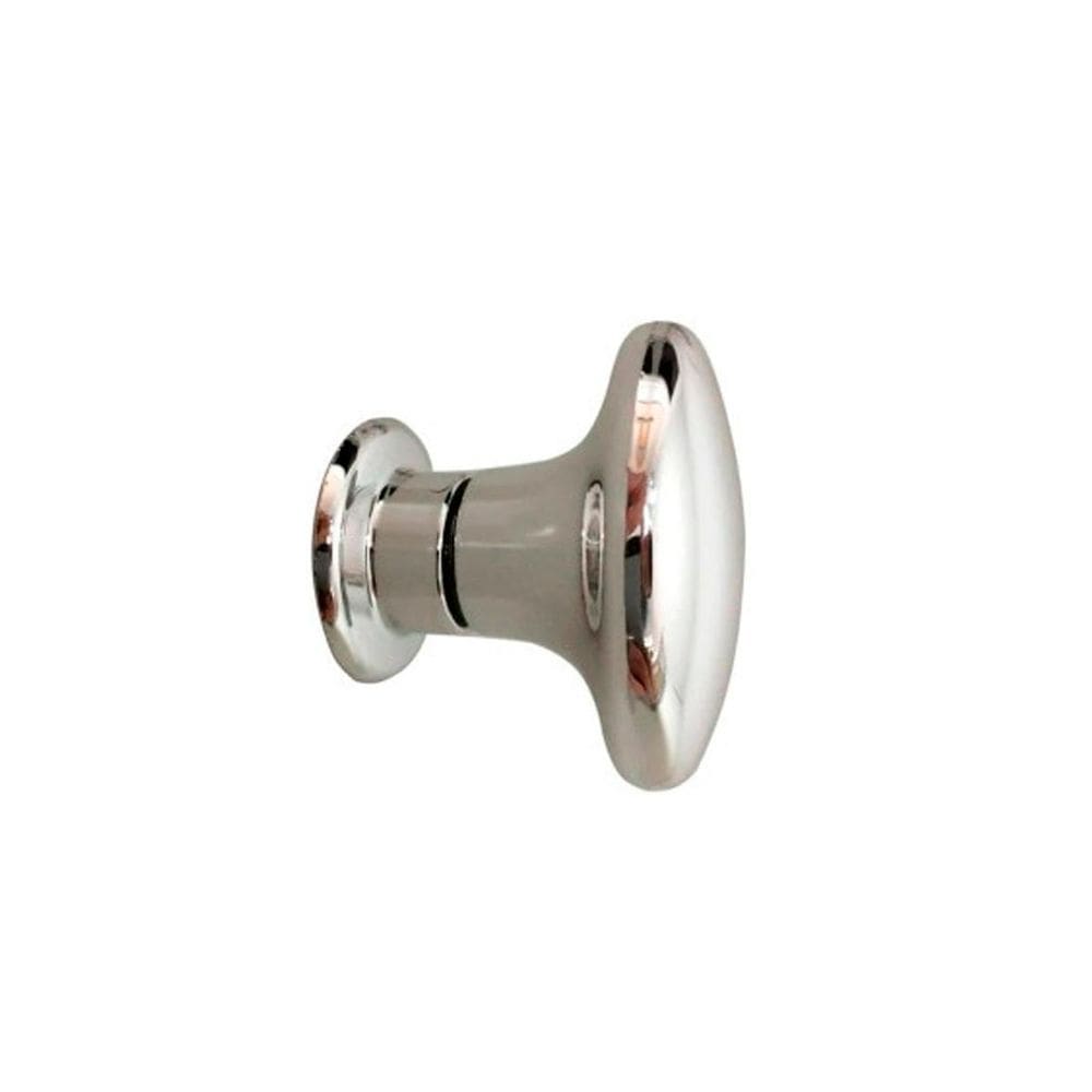 Kit 20 Puxadores Oval Cromado Grande Com Parafuso