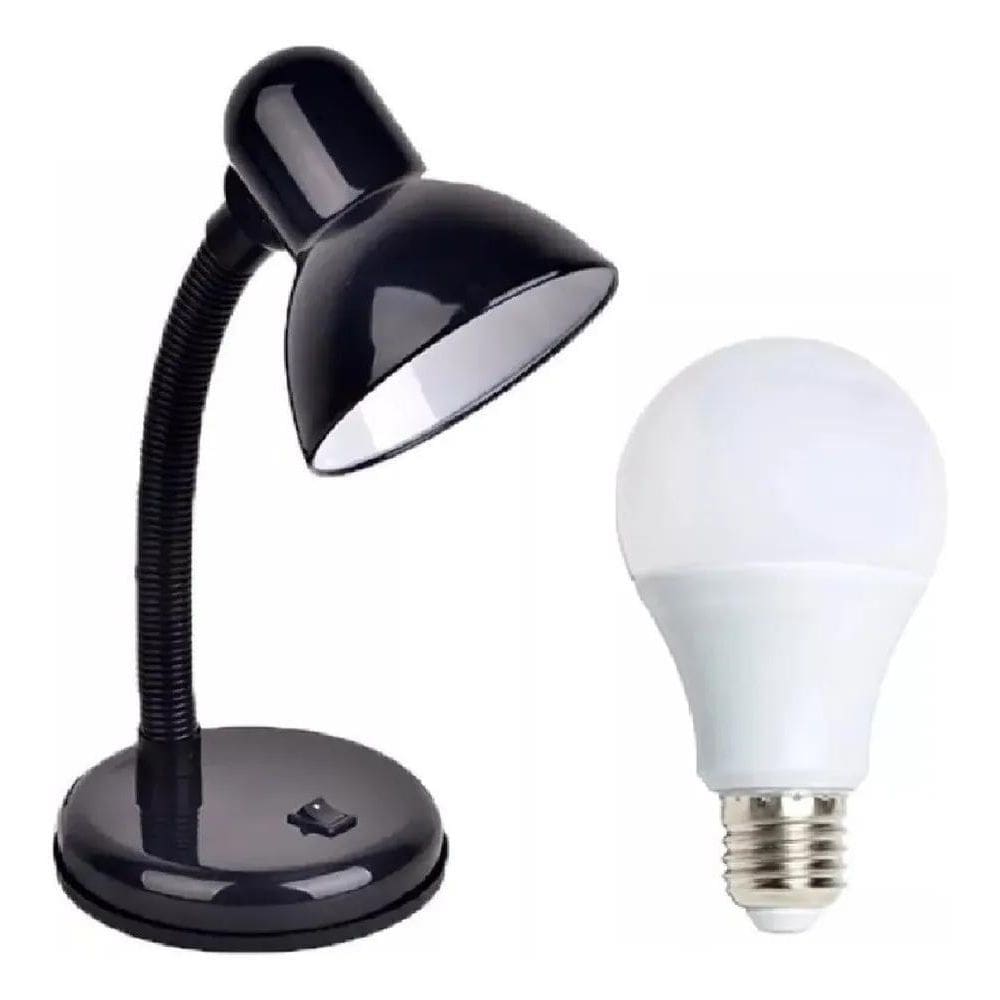 Luminária Mesa Lâmpada Led Abajur 35Cm Quarto Bancada Bivolt