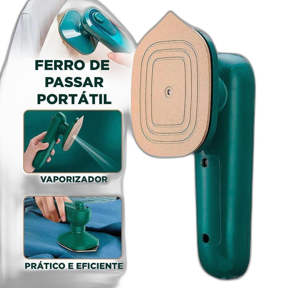 Mini Ferro De Passar Roupa Portátil Para Viagem A Vapor 110V