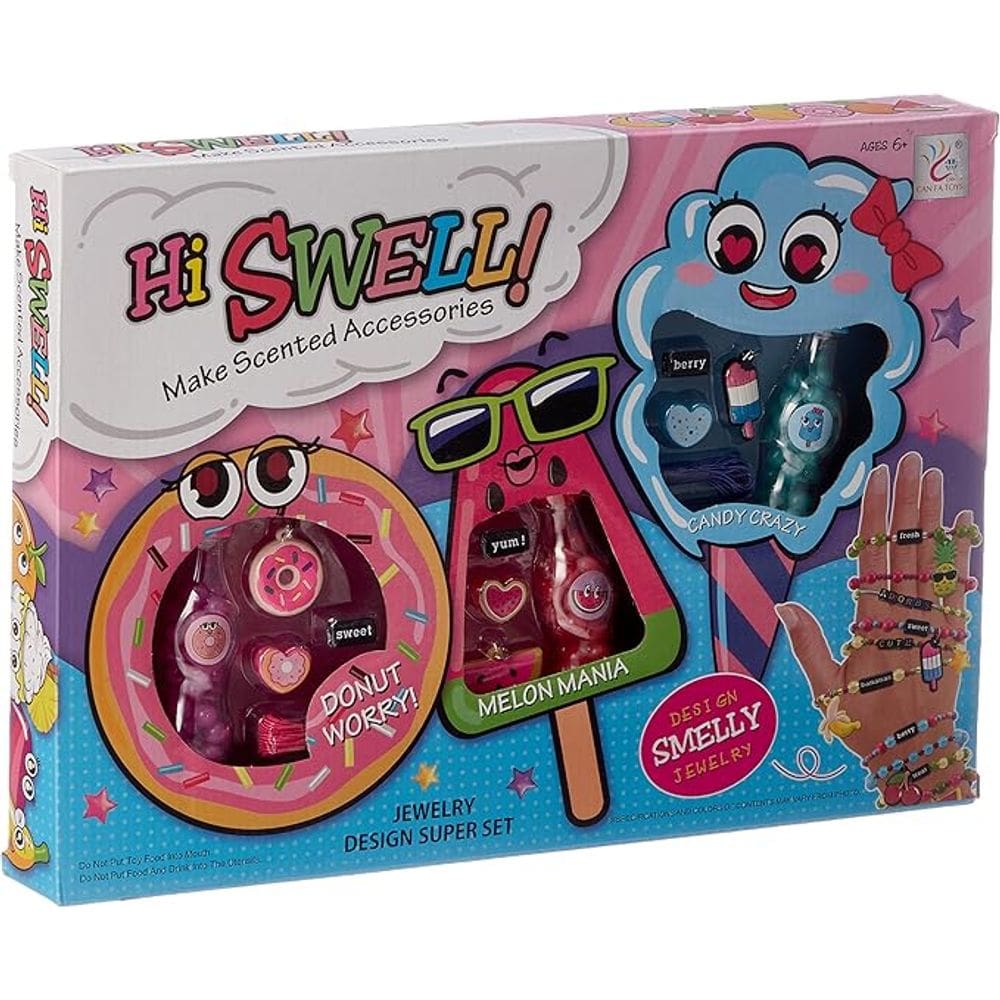 Kit de Bijuterias Infantis Hi Swell – Acessórios Perfumados e Divertidos