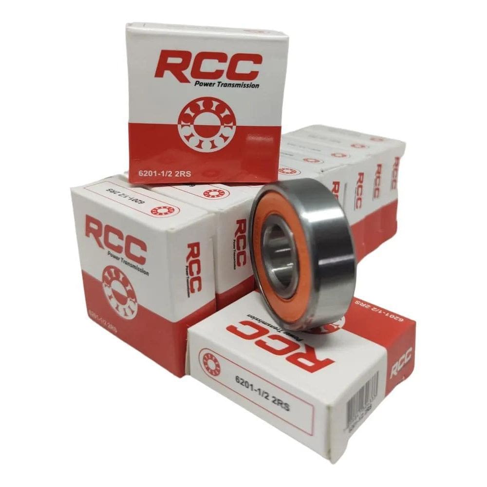 5X Kit 10 Peças Rolamento 6201 2Rs 12,7X32X10 Eixo 1/2
