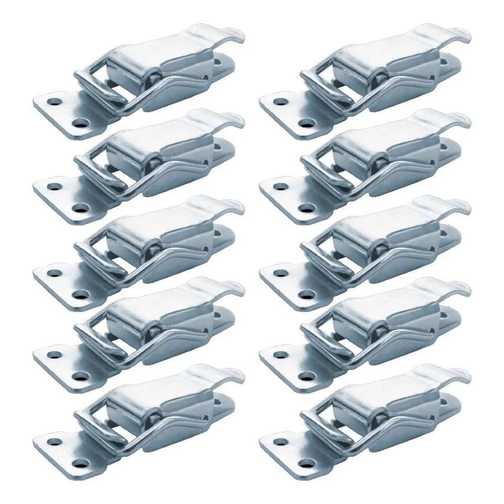 5X Kit Com 10 Fecho Para Fechar Trancar Baú Maleta Estojo Ca
