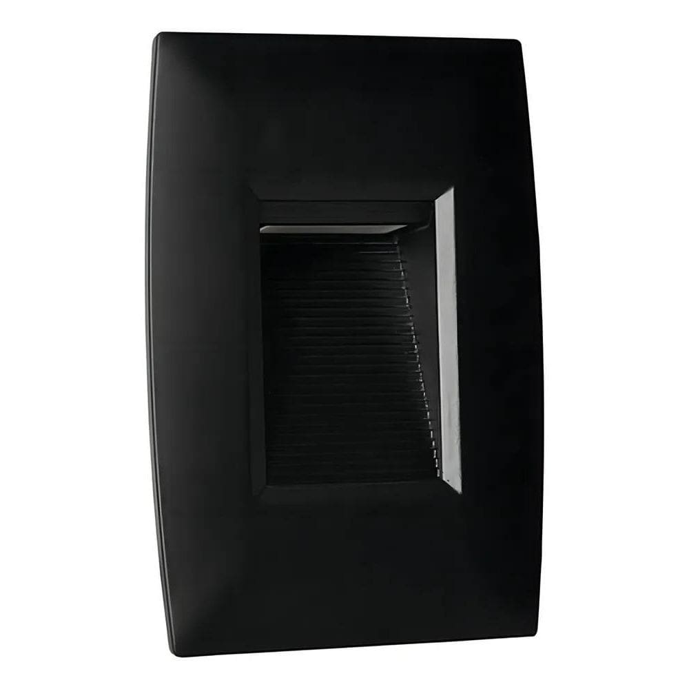 Balizador Led Externo 2W Preto Embutir Caixa 4X2 3000K Cor D