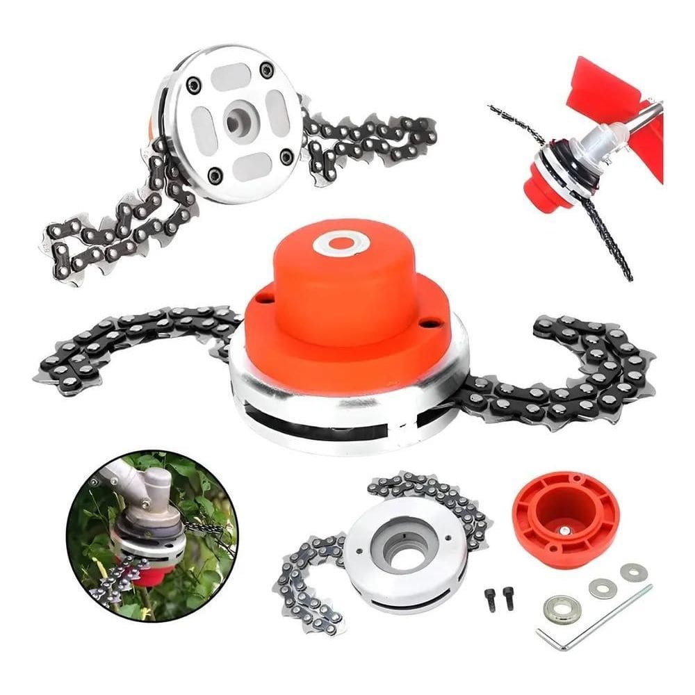 5X Trimmer Com Corrente Motosserra Lâmina Para Roçadeira Sti