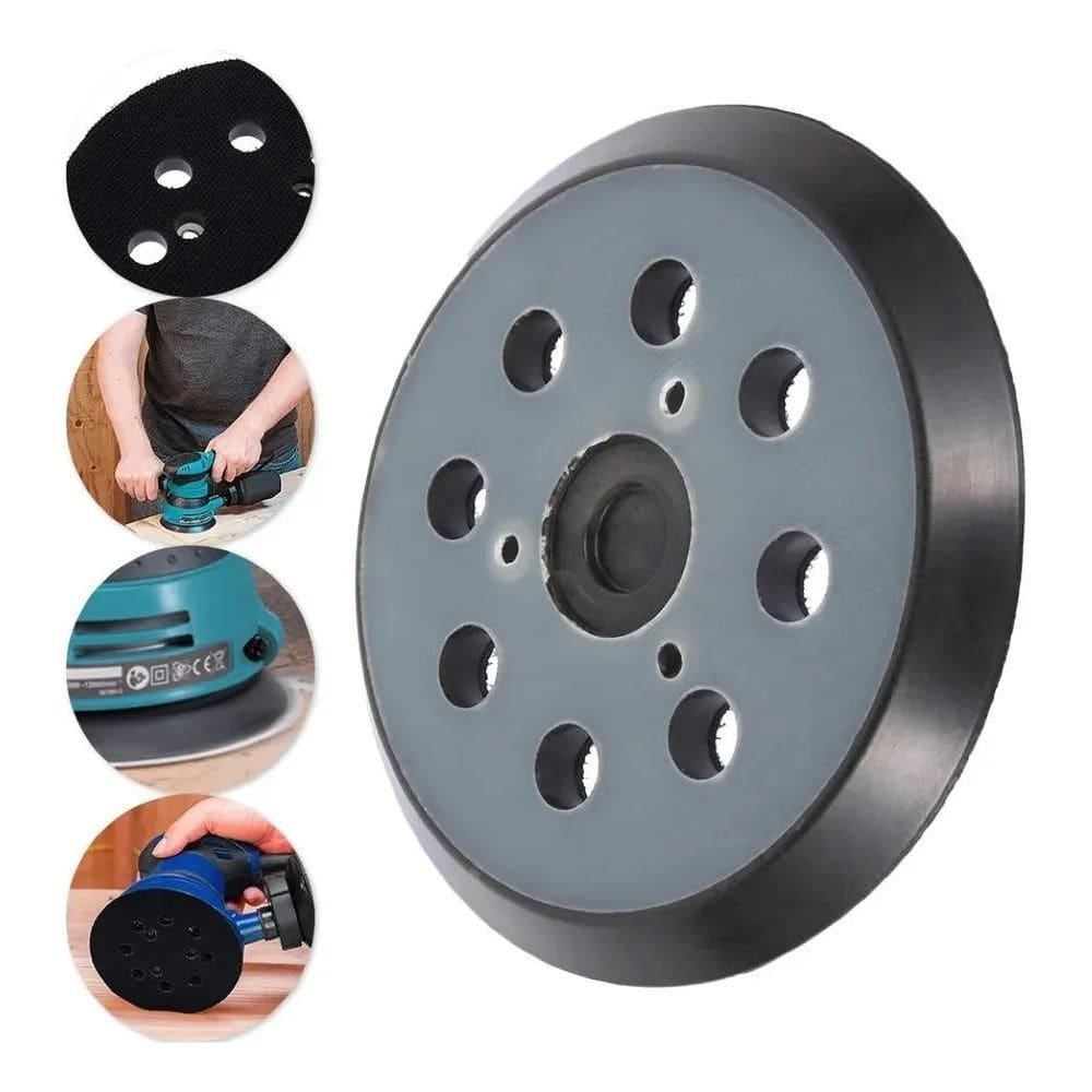 5X Base Almofada Lixadeira Roto Orbital Compativel Makita De