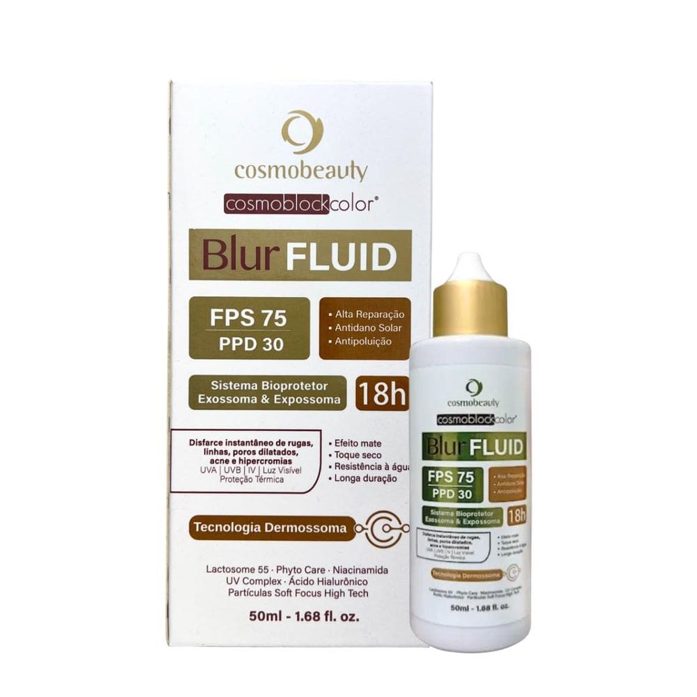 Blur Fluid Fps75 Bege Medio 50ml Cosmobeauty