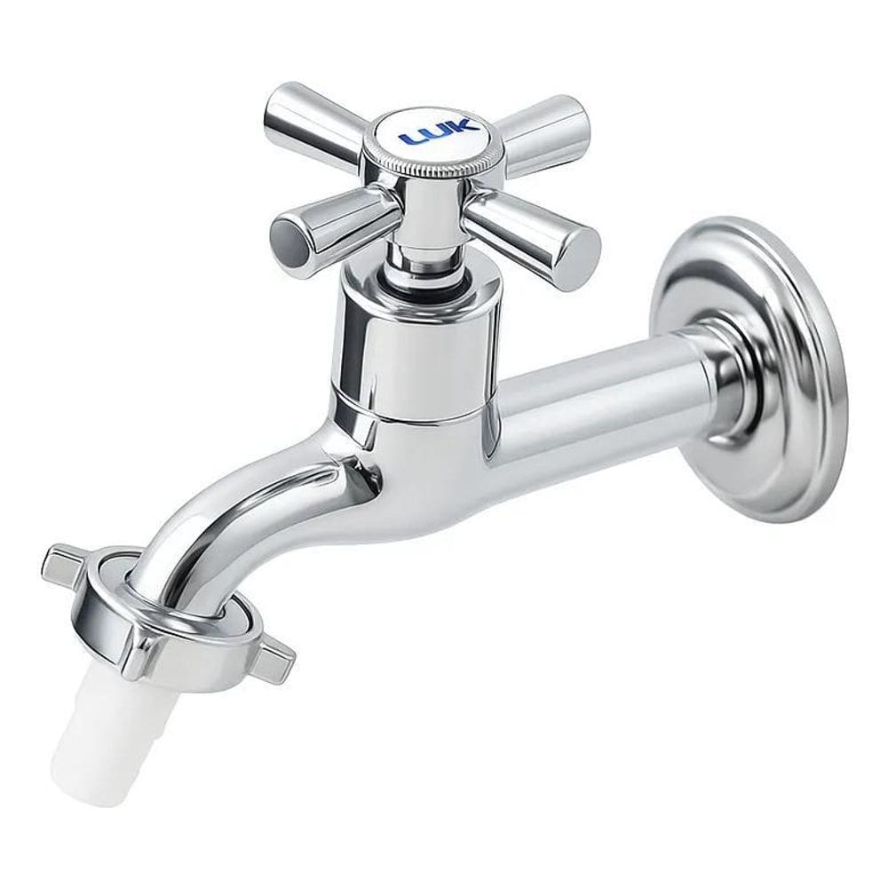 5X Torneira Jardim Metal Crom 1130 C31 Volta Com Bico 3/4X