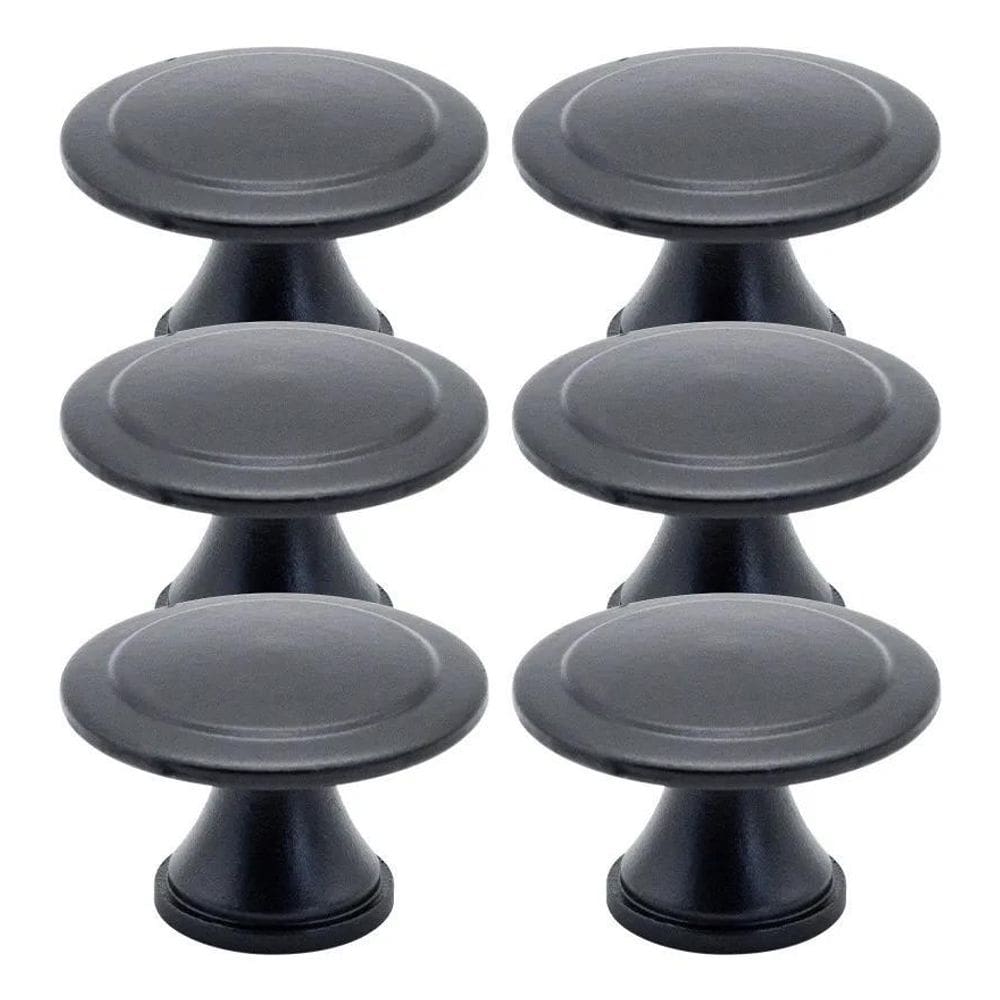 5X 6 Pçs Puxador Ponto Bolinha Colonial 1 Furo Gaveta Armári